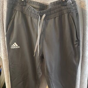 Adidas Charcoal Sweatpants with Logo